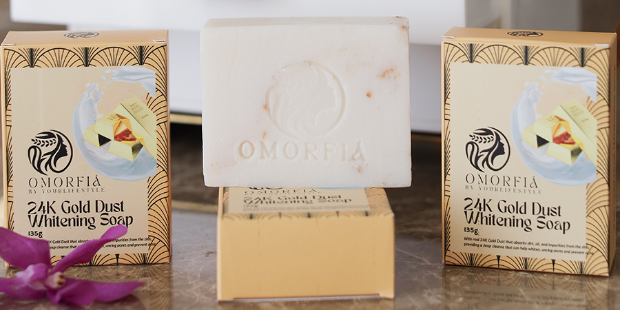 24k Gold Dust Whitening Soap