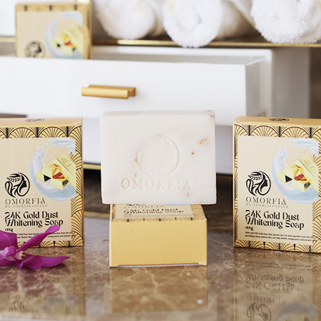 24k Gold Dust Whitening Soap